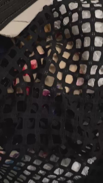 Filet en Coton 128 cm - Maille Ajourée 2x2 cm - Tissu Non Extensible