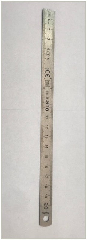 20cm Metal Ruler for Sewing