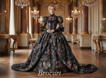 Brocart de laine haute couture.- vendu au mètre