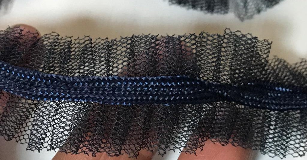Navy Blue FrouFrou Ribbon by the Meter: Elegance and Creativity in a Single Ribbon