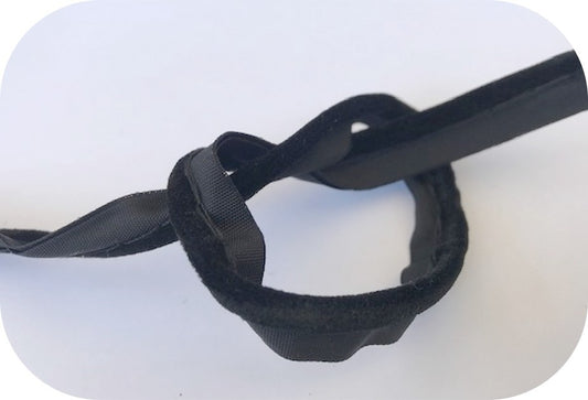Ruban  Passepoil Velours Noir Au Mètre A Coudre.