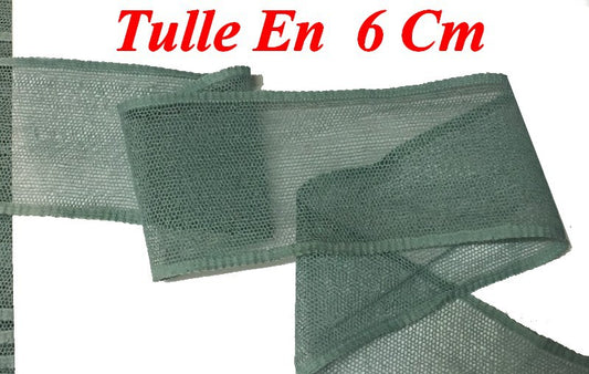 Cinta de malla azul pato de 6 cm por metro para coser y para pasatiempos creativos.