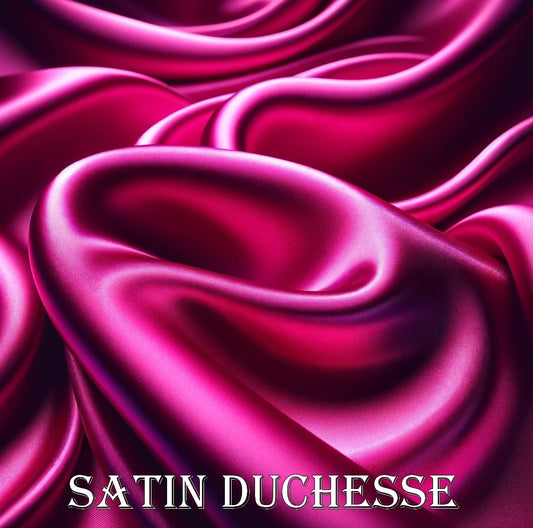 Satin Duchesse Fuschia Haute Couture Au Mètre