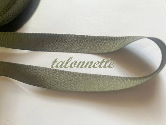 Talonnette Ruban Kaki Au Mètre.