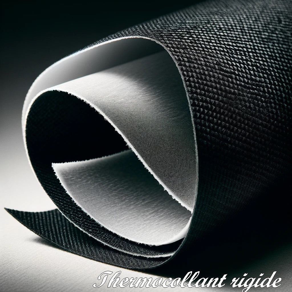 White Hard and Rigid Iron-On Fabric Sold by the Meter, Heavy White Interfacing 90 cm Wide, Special for Corsetry