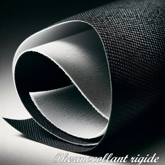 White Hard and Rigid Iron-On Fabric Sold by the Meter, Heavy White Interfacing 90 cm Wide, Special for Corsetry