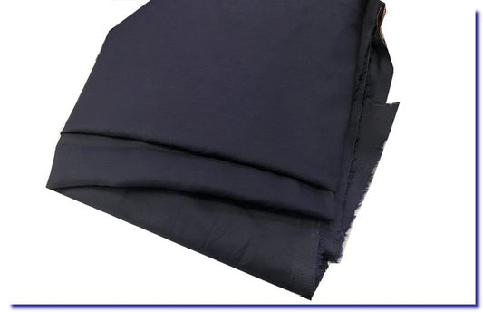 Tissu Coton Bleu Marine Au Mètre En Grande Largeur