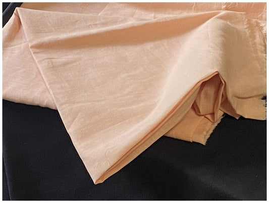 Tissu Coton  Saumon  Au Mètre En Grande Largeur