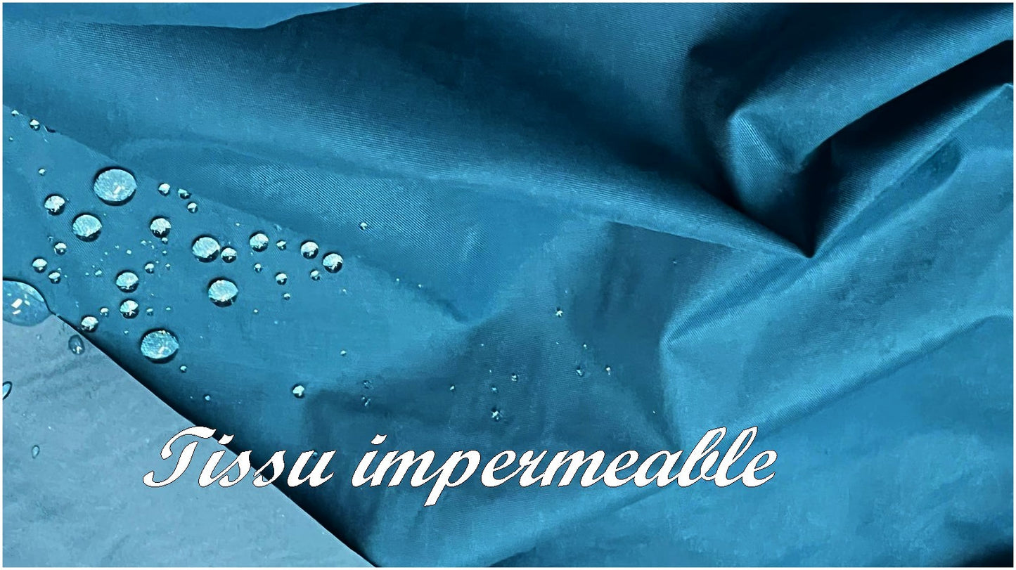 Duck Blue Waterproof Fabric By The Meter Sewing