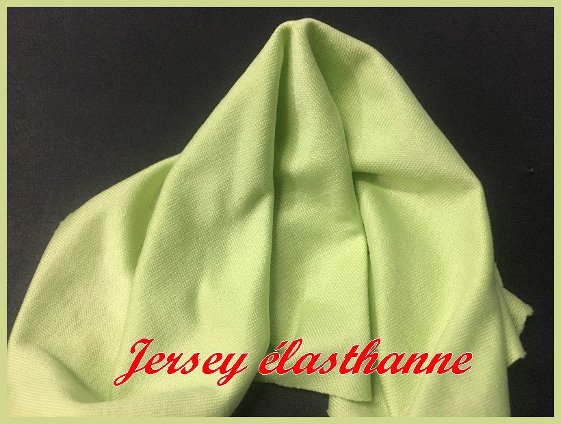 Lycra Viscose Jersey Fabric Color Anise Green To Sew