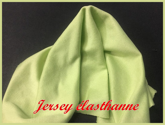 Lycra Viscose Jersey Fabric Color Anise Green To Sew