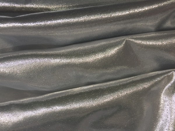Laser Lamé Fabric by the Meter in Silver Lurex Color, for Decorations and Customizations.