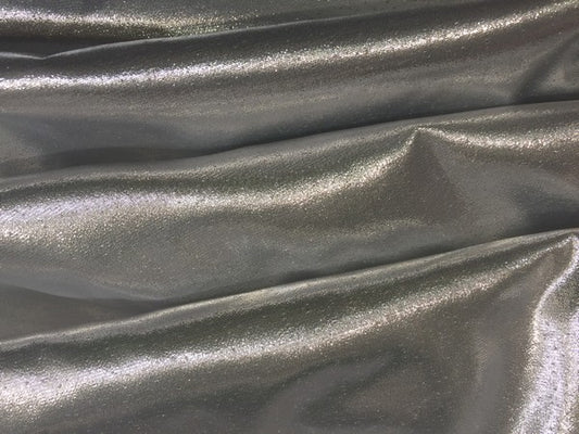 Laser Lamé Fabric by the Meter in Silver Lurex Color, for Decorations and Customizations.