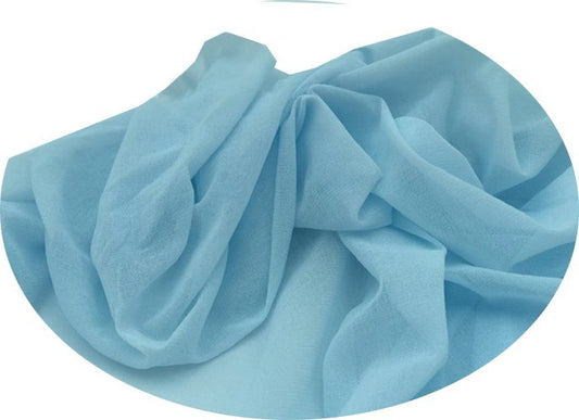 Tissu Résille Lycra Au Mètre Bleu ciel Pour Justaucorps.