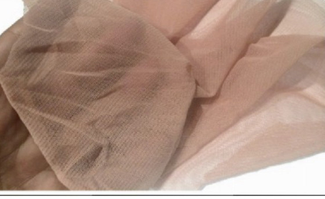 Tela de malla de lycra por metro en color rosa viejo para coser.
