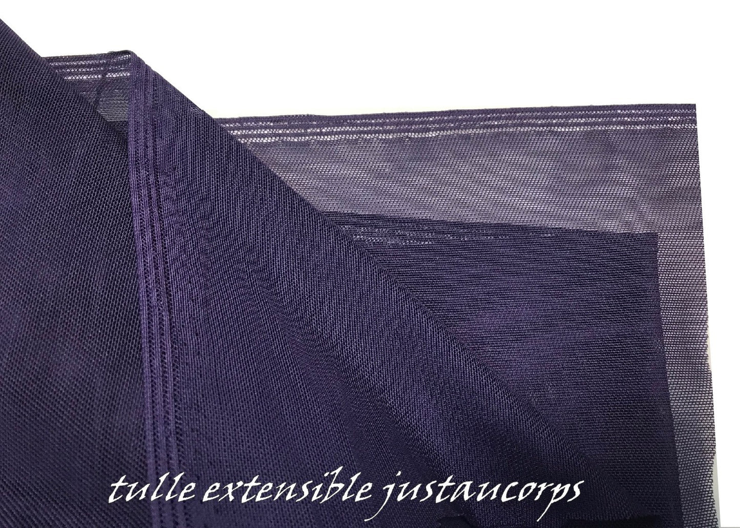 Tela de Malla Lycra por Metros en Color Morado para Maillots.