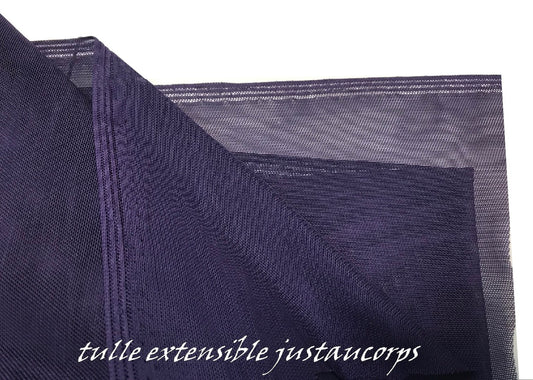 Tela de Malla Lycra por Metros en Color Morado para Maillots.