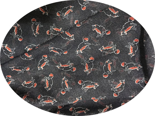 Tissu Résille Lycra Fine Imprimée animaux Extensible au Mètre