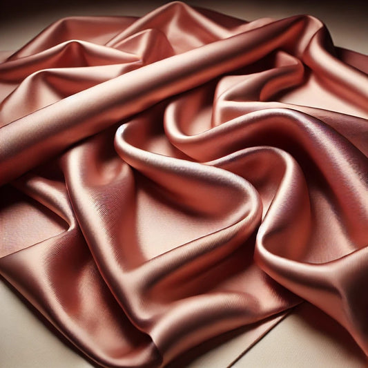 Tissu satin vieux rose – Élégance et légèreté pour vos créations.