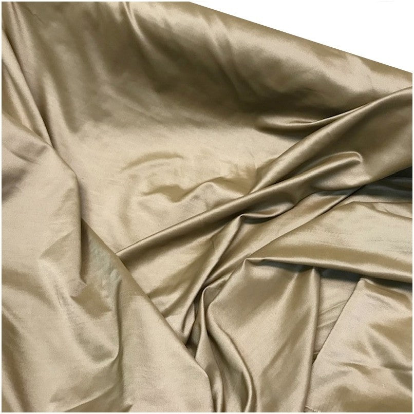 Tissu Soie et Coton Kaki Au Mètre couture