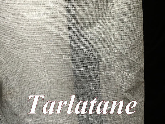 Tela Tarlatán por Metros, Rígida e Imprimada en Color Blanco para Patronaje y Confección