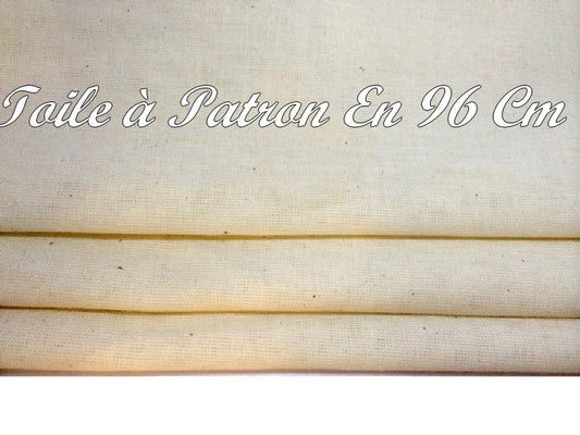 Tela de lona estampada color crudo de 96 cm de ancho para confección y costura