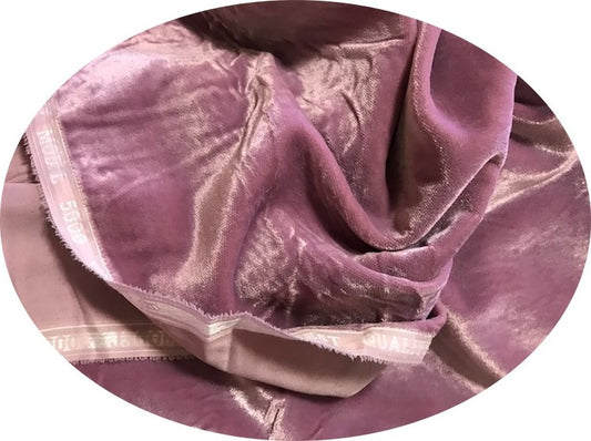 Tissu Velours Vieux Rose  En Grande Largeur Pour Vetements Et Ameublement