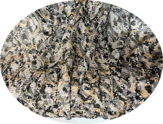 Tela de viscosa voile con estampado floral por metro