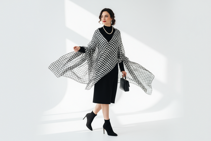 en soie pied de poule