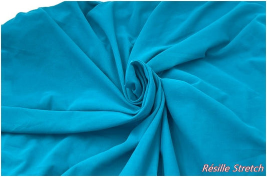 Tulle Elastique, Résille Lycra Turquoise au Mètre  Pour Justaucorps, Prix Dégressifs