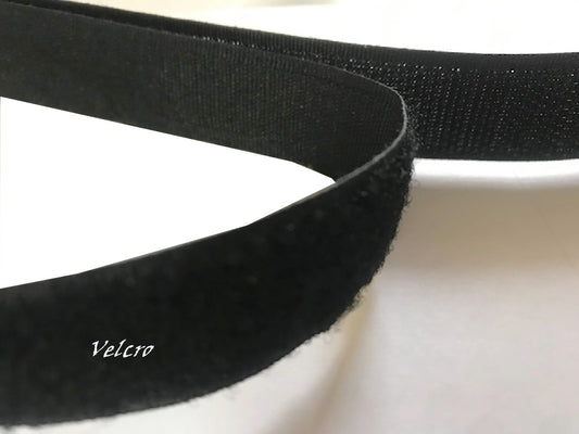 Velcro  à coudre en bande Scratch en 20  mm Noir